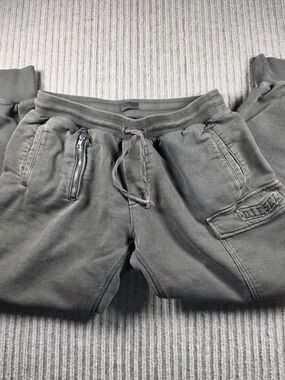 Diesel Mens Cargo Pants Sweatpants Size Small. Olive Green